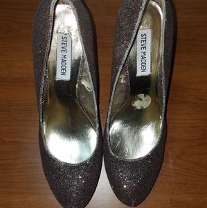 Steve Madden Sparkle Platform Heels